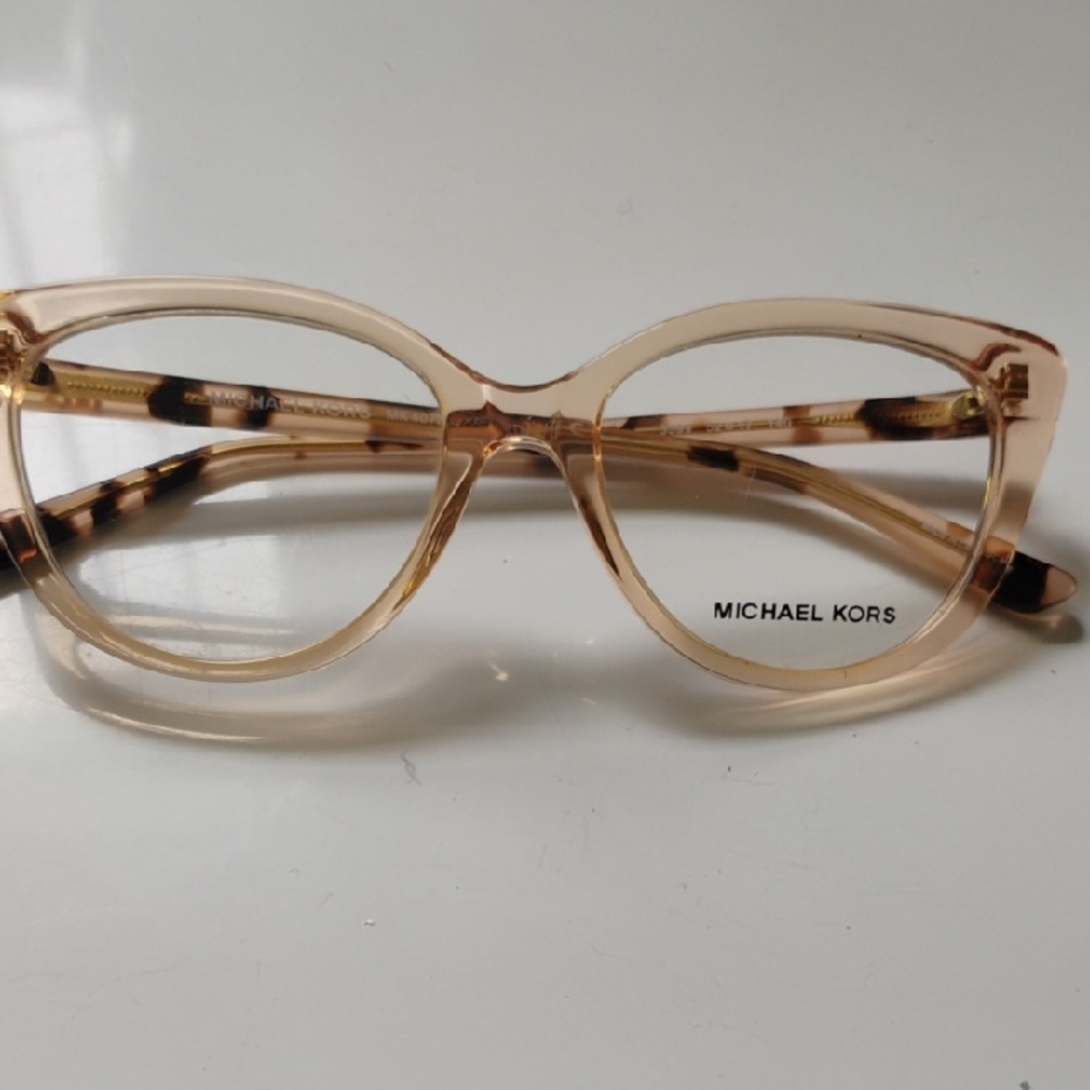 Michael Kors Women's Clear and Tortoise Glasses